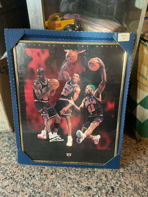 阿公的舊情人 早期 芝加哥 喬丹 籃球海報 美國製 Made In USA 籃球之神 Jordan