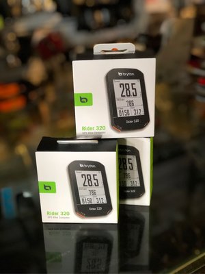 (J.J.Bike) Bryton Rider 320E GPS自行車智慧訓練記錄器 碼錶 無線