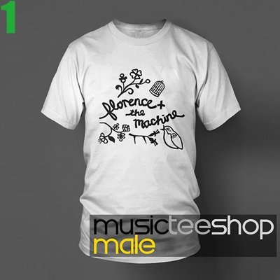 【獨立搖滾系列】Florence + The Machine【芙蘿倫絲機進份子】短袖T恤(2種白色款式)新款上市專單進貨