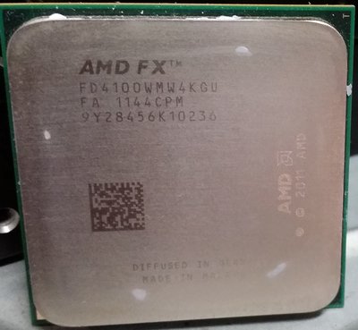 電腦水水的店  ~  AMD FX-4100 3.6GHz 四核心 / AM3+腳位 拆機良品 $199