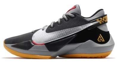 100％原廠代購Nike 籃球鞋 Zoom Freak 2 EP 黑 橘黃 銀 OFF DUTY 字母哥【ACS】 CK5825-006