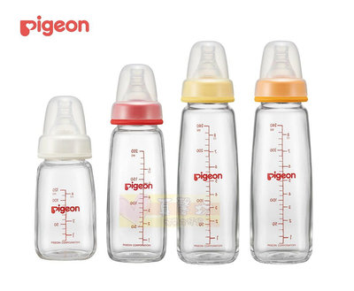 貝親Pigeon 母乳實感一般口徑玻璃奶瓶120ml/ 200ml / 240ml #真馨坊