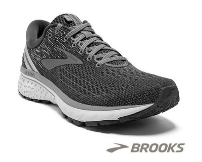 (六折)【Brooks 布魯斯】GHOST 11 避震緩衝 2E寬楦 專業慢跑鞋 /灰1102882E003 B38