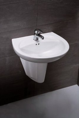 【水電大聯盟 】 凱撒衛浴 LS2220S / B260C 面盆配短瓷腳 洗臉盆 面盆