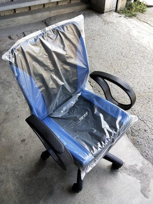 MCF傢俱工廠(含稅價)(台灣製)藍色N1厚墊網椅有扶手/電腦椅/辦公椅/不含腰靠(外縣市不寄送)