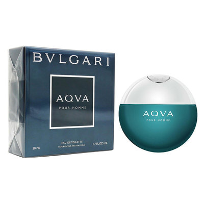 BVLGARI AQVA 水能量男性淡香水50ml，市價：3125元，平輸，下單前請先詢問貨量