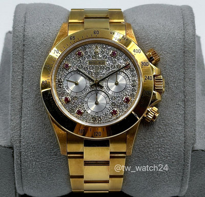 【Tw Watch】勞力士 Rolex 16528 稀有紅寶鑽面 盒單雙吊牌齊 經典收藏