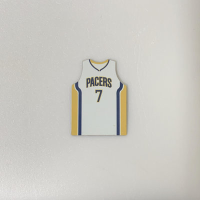 GA-美國職籃【印第安納溜馬×Jermaine O'Neal】NBA 2001~08年 主場球衣造型磁鐵