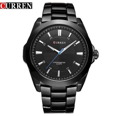 CURREN卡瑞恩8109男款鋼帶石英手錶