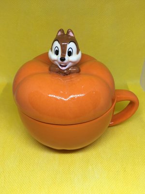 菱楓本舖日本Disney系列之奇奇蒂蒂南瓜造型 湯杯 馬克杯