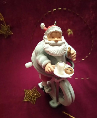 賀曼圣誕老人鍛煉玩具擺件enesco禮物裝飾
