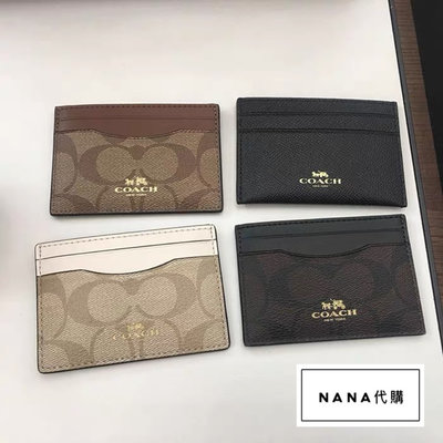 NaNa代購 COACH 63279 新款證件夾 悠遊卡夾 名片夾 信用卡夾 男女通用 簡約時尚 附購證