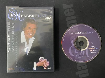 英格伯漢普 ENGELBERT LIVE DVD 側標 二手 絕版 非黑膠CD錄音帶