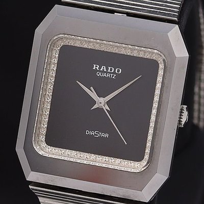 【精品廉售/手錶】Rado DiaStar雷達錶 石英女/男腕錶*鎢鋼+藍寶石鏡面*防水*瑞士精品