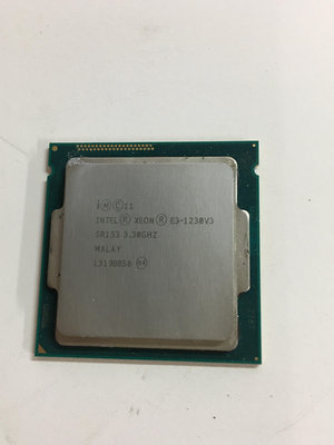 電腦雜貨店→Intel XEON E3-1230V3 CPU/1150/8M/等同i7 二手良品 $700