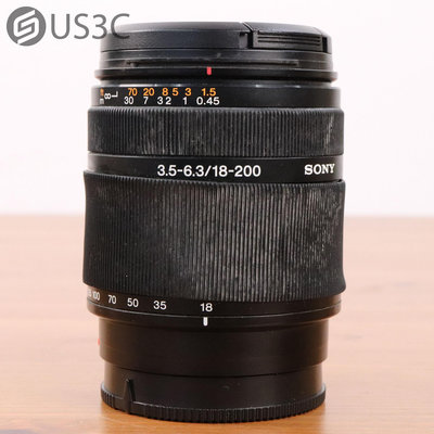 【US3C-板橋店】【一元起標】公司貨 索尼 Sony DT 18-200mm F3.5-6.3 SAL18200 單眼鏡頭 高倍率變焦 內對焦系統 二手鏡頭