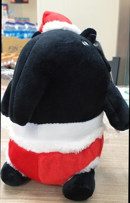 超可愛聖誕帽款馬來貘正版授權 LAIMO 18公分掛繩吊飾絨毛玩偶娃娃交換禮物