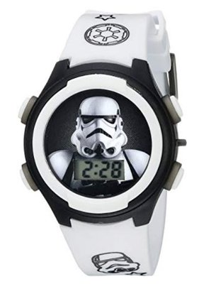 預購 美國帶回 Disney Star Wars Stormtrooper 星際大戰 帝國風暴兵 閃光錶 電子錶 生日禮