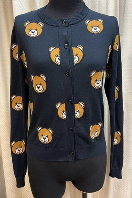 Moschino經典熊熊針織小外套