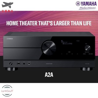 Yamaha 日本三葉 RX-A2A 環繞擴大機 7.2聲道 Dolby Atmos DTS:X 家庭劇院 電影4K藍光
