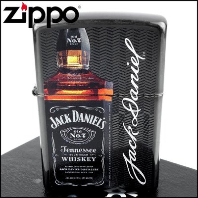 ☆哈洛德小舖☆【ZIPPO】美系~Jack Daniel's威士忌酒瓶圖案設計 NO.49321