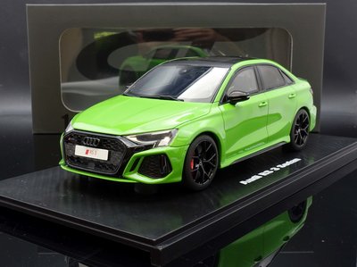 【MASH】現貨特價 GT SPirit 1/18 Audi RS3 Sedan 2021 green GT414