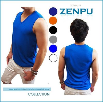 【ZENPU】三槍牌宜而爽CoolPlus速乾100%透氣排汗無袖V領衫/背心/內衣/運動/2XL