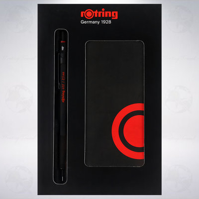 德國 紅環 rOtring 600系列限定版自動鉛筆禮盒組: 黑色/0.5mm