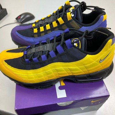 【正品】Nike AIR MAX 95 NRG "LEBRON/LAKERS" CZ3624-001 紫金湖人 鴛鴦潮鞋