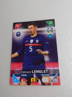 EURO 2020 - KICK-OFF 2021法國足球明星Clément Lenglet少見一張~10元起標