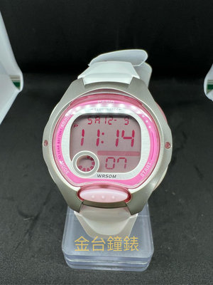 【金台鐘錶】CASIO 卡西歐 10年電力電池 (女錶) 大型的螢幕 防水50米 LW-200-7A