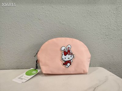 現貨 鑫森凱莉代GO Kipling KI7821 Hello Kitty 兔年 猴子包 化妝包 收納包 粉色
