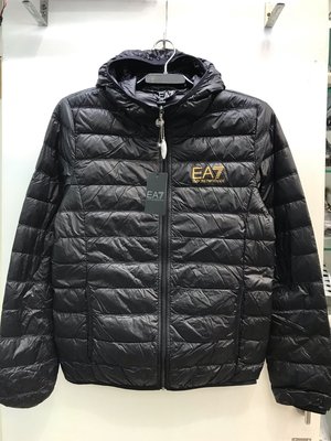 EA7 Emporio Armani 黑紅兩色 素面 Logo 輕羽絨外套 全新正品 男裝 歐洲精品