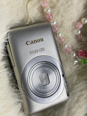 佳能ixus130銀色數碼相機ccd卡片機老式照相機膠片感314