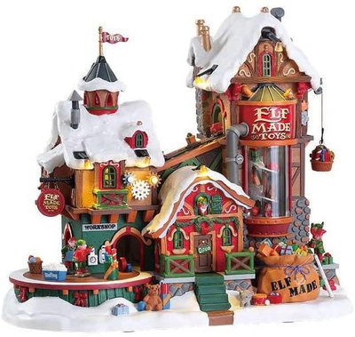 美國迪士尼 Lemax 精靈制造玩具工廠圣誕老人的仙境景點