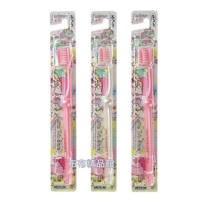 布布精品館，日本製 KIKI LALA 雙子星 牙刷組 三入牙刷 讓寶寶愛刷牙