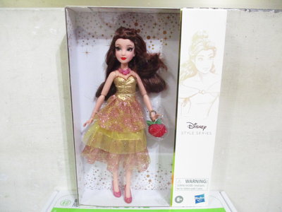 1小美人魚偶像學園莉卡星光樂園BARBIE芭比娃娃Disney收藏級迪士尼公主華麗系列貝兒公主美女與野獸三佰八十一元起標