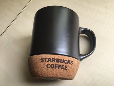 ❤️ 黑 星巴克馬克杯 軟木塞杯座 STARBUCKS coffee mug 咖啡杯