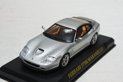 【特價現貨】1:43 Altaya Ferrari 575M Maranello 銀色 ※附展示盒※
