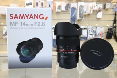 【日產旗艦】三陽 Samyang MF 14mm F2.8 Canon RF 手動對焦 廣角鏡 公司貨 EOS R RP
