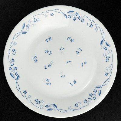 康寧 Corning 藍色小花 強化玻璃 餐盤 小盤 小碟 美國製