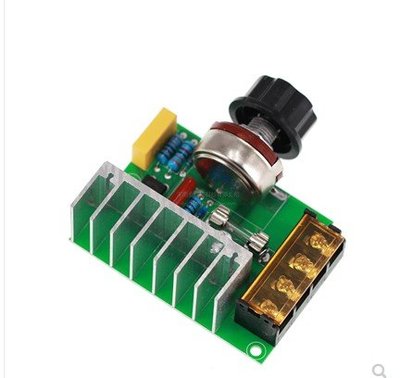 大功率電子調壓器 220V功率調節器4000W可控矽調壓器調溫調光調速 W7-201225 [421115]