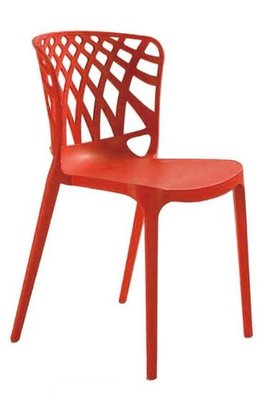 【藝坊現代傢俱】QR 595 菱格餐椅(4色黃/黑/紅/白)  *餐桌椅 *洽談椅*休閒椅*特色店必備款