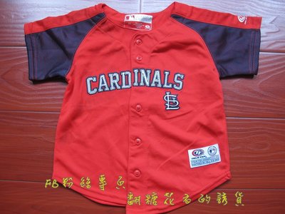 美國官網MLB大聯盟棒球球衣正品majestic紅雀隊Cardinals粉紅色陳偉殷王建民兒童小孩嬰兒寶寶親子全家福套裝
