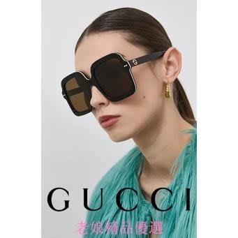 GUCCI【可刷卡分期】古馳-GG1241S 太陽眼鏡 雙G太陽眼鏡 GUCCI眼鏡 GUCCI太陽眼鏡