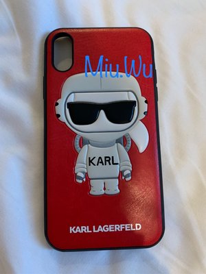 （降價）正品現貨  Karl Lagerfeld 卡爾拉格斐 IphoneX iX xs XS 卡爾老爺手機殼 $800