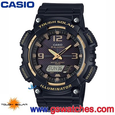 【金響鐘錶】全新CASIO AQ-S810W-1A3,公司貨,太陽能,指針數位雙顯,碼錶,倒數計時,世界時間