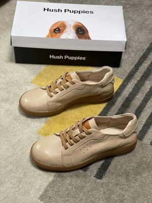 Hush Puppies暇步士休閒鞋女 新款春新款簡約女板鞋 女單鞋  膚色 35-40