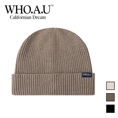 現貨熱銷-[WHO.A.U] Daily 短版針織帽 WHHMC4923A