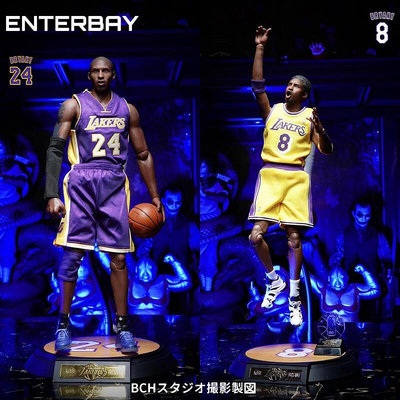 【新品上市】限量版NBA正品ENTERBAY科比16手辦可動兵人模型Kobe人偶男友禮物